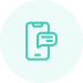 2 way texting icon