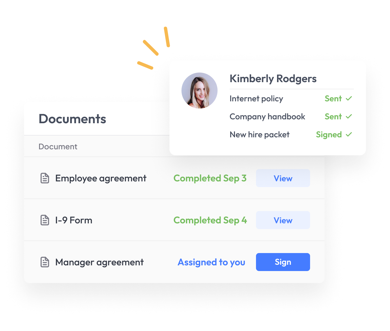 document and signature management
