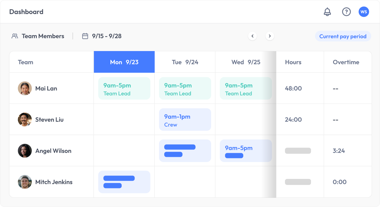 time and scheduling product